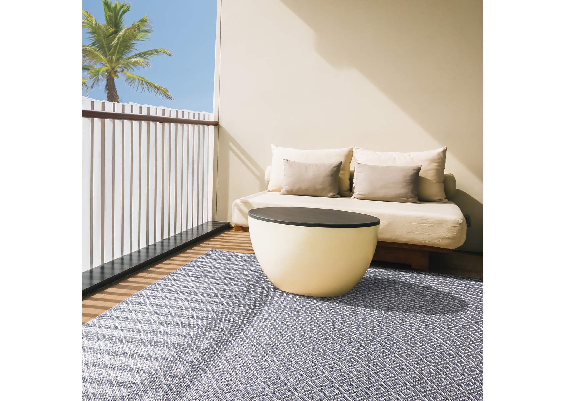 Tripoli Lydia Area Rug Denim/Cream, 3'7"x5'2",Home Dynamix