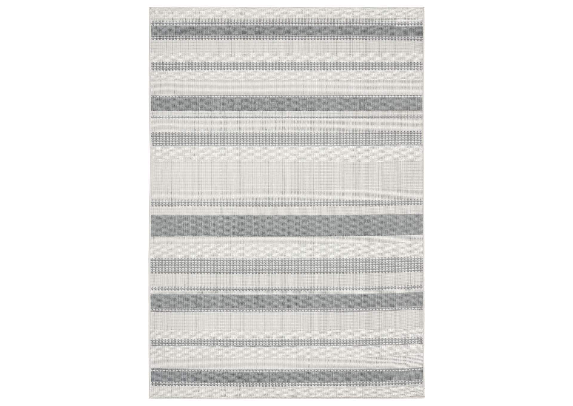 Tripoli Mateo Area Rug Gray/Cream, 5'3"x7'3",Home Dynamix