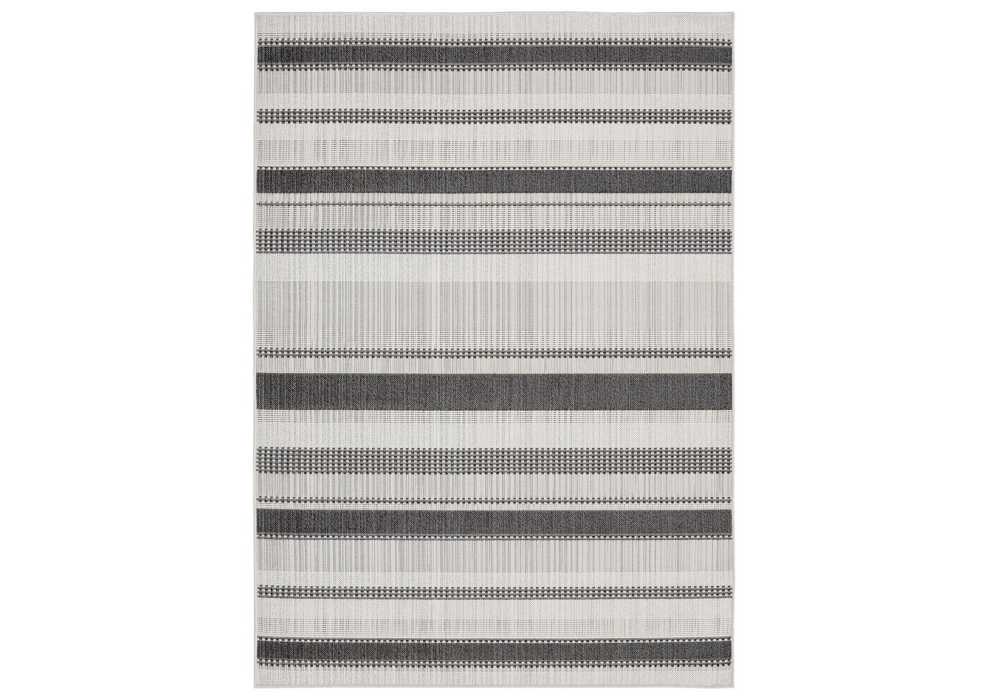 Tripoli Mateo Area Rug Charcoal/Cream, 5'3"x7'3",Home Dynamix
