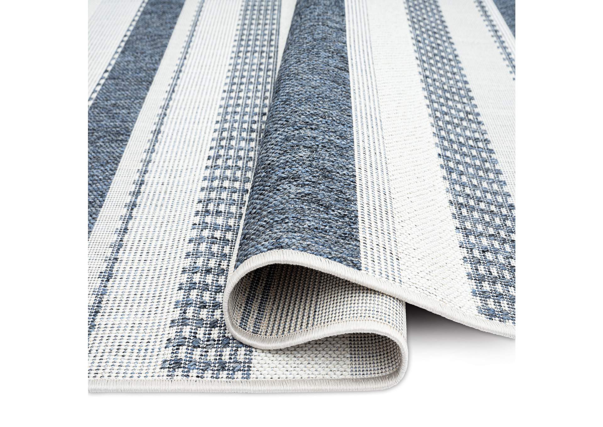 Tripoli Mateo Area Rug Dark Blue/Cream, 5'3"x7'3",Home Dynamix