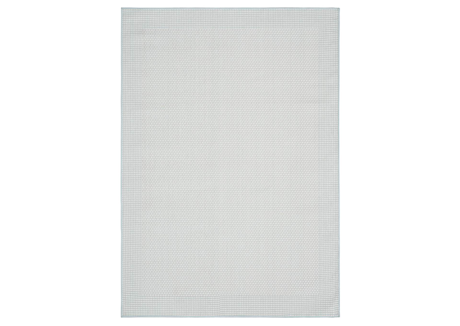 Tripoli Phoenix Area Rug Blue/Cream, 5'3"x7'3",Home Dynamix