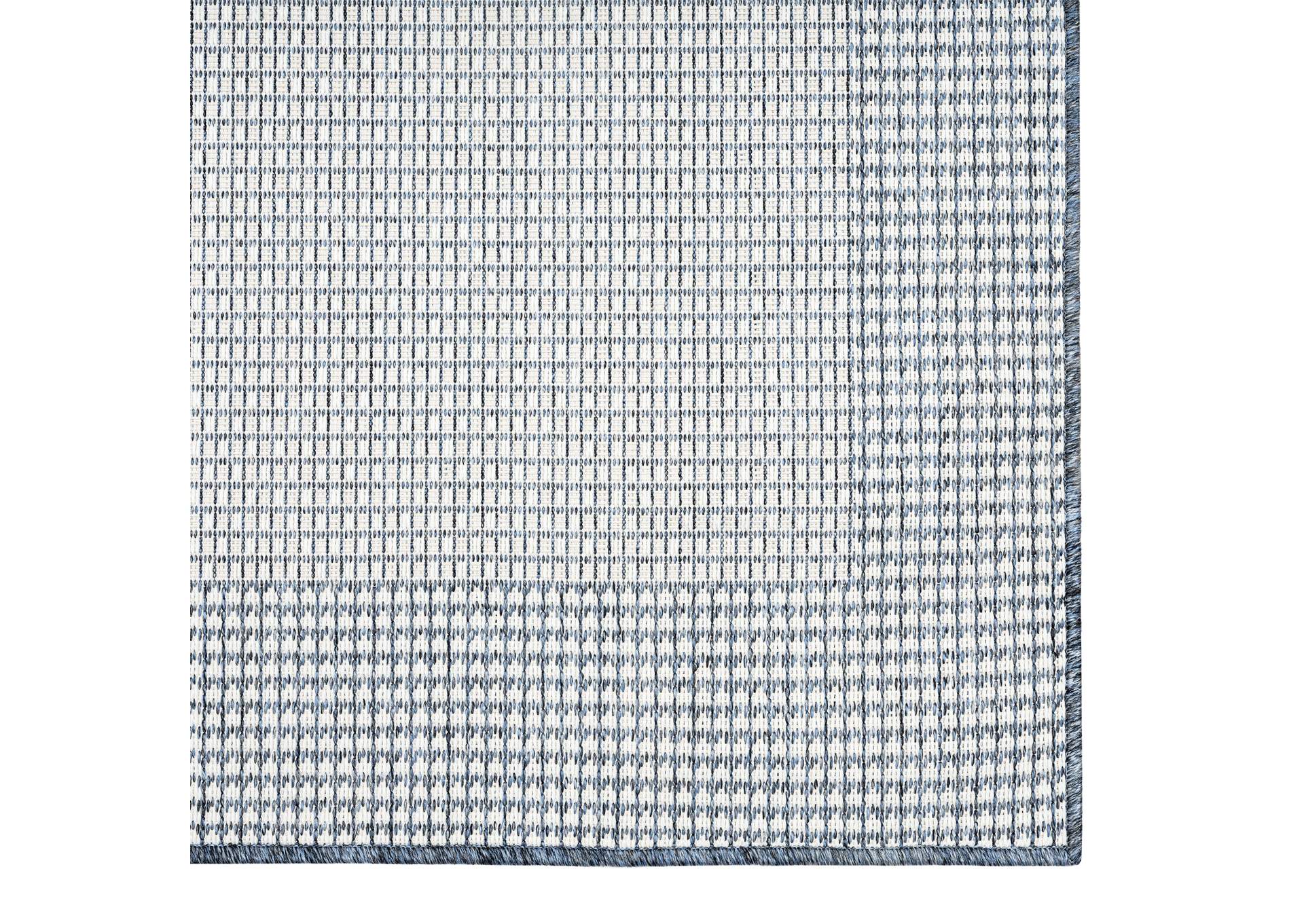 Tripoli Phoenix Area Rug Denim/Cream, 5'3"x7'3",Home Dynamix