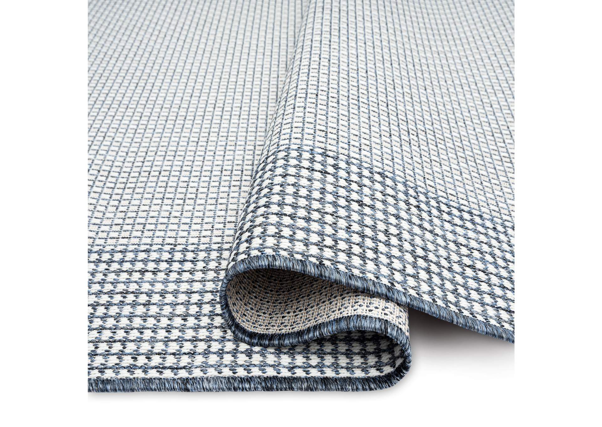 Tripoli Phoenix Area Rug Denim/Cream, 5'3"x7'3",Home Dynamix