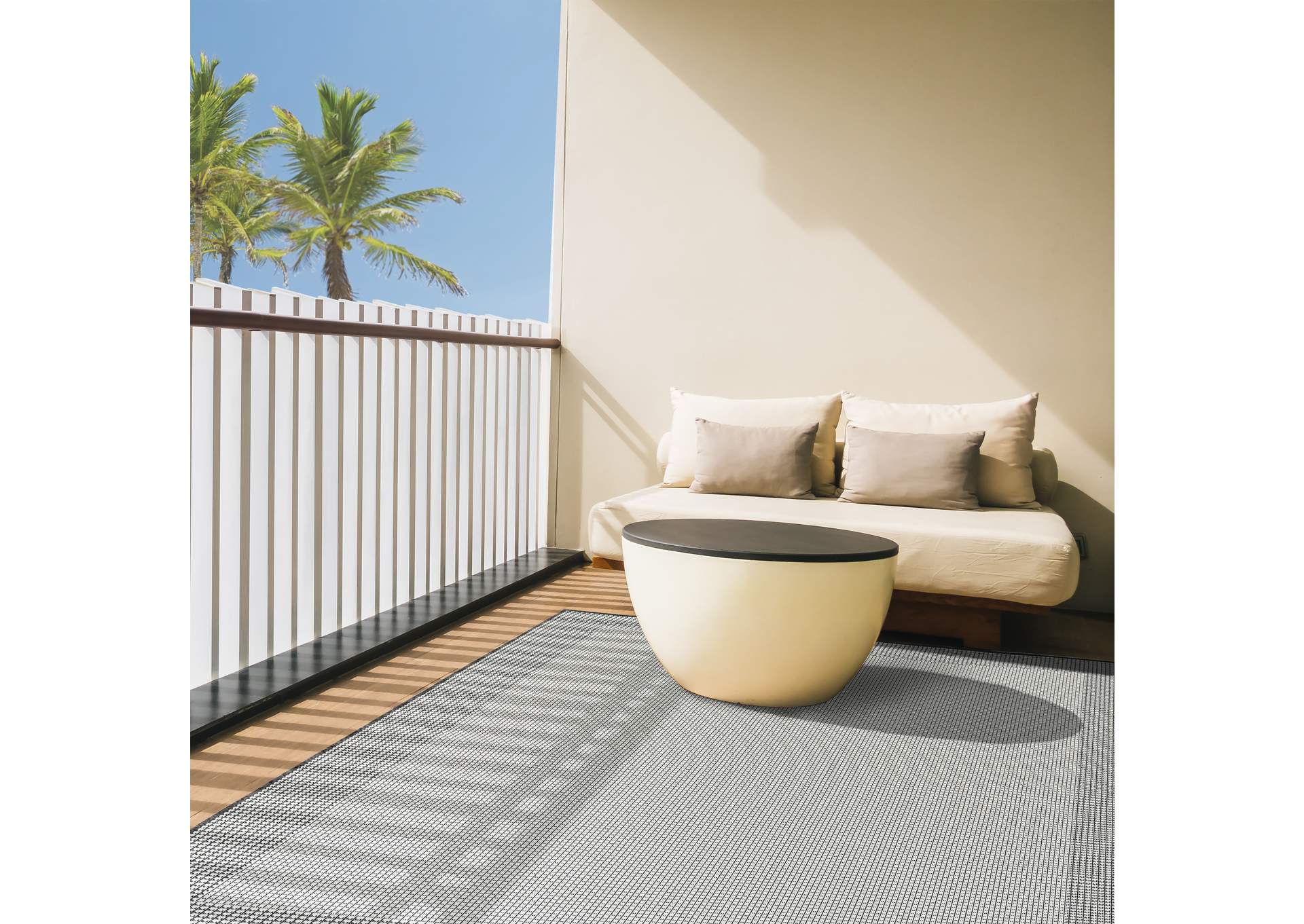 Tripoli Phoenix Area Rug Charcoal/Cream, 5'3"x7'3",Home Dynamix