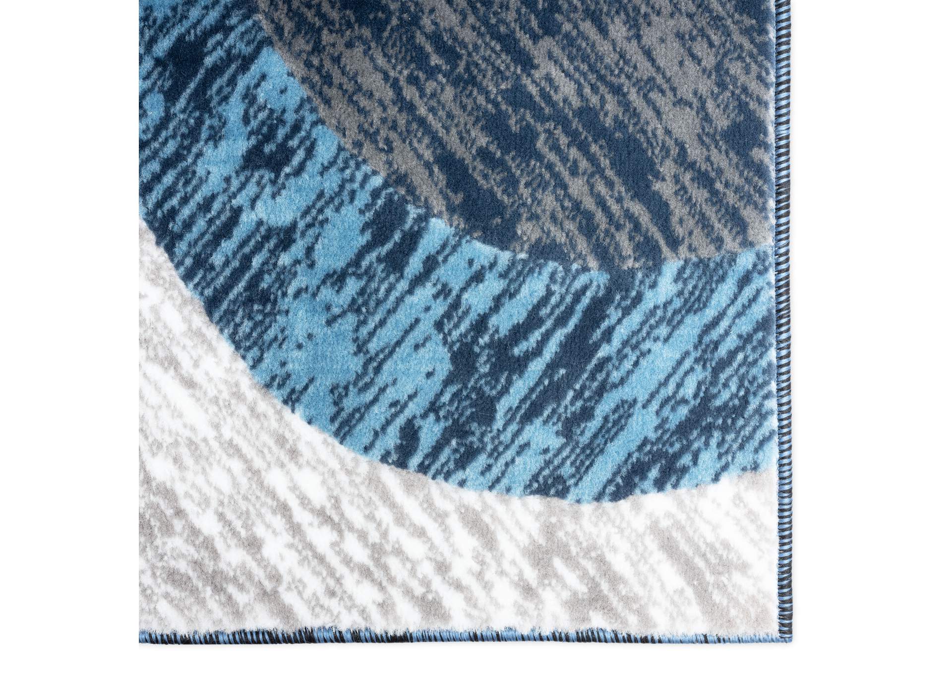 Catalina Huron Area Rug Blue/Gray, 5'3"x7'2",Home Dynamix