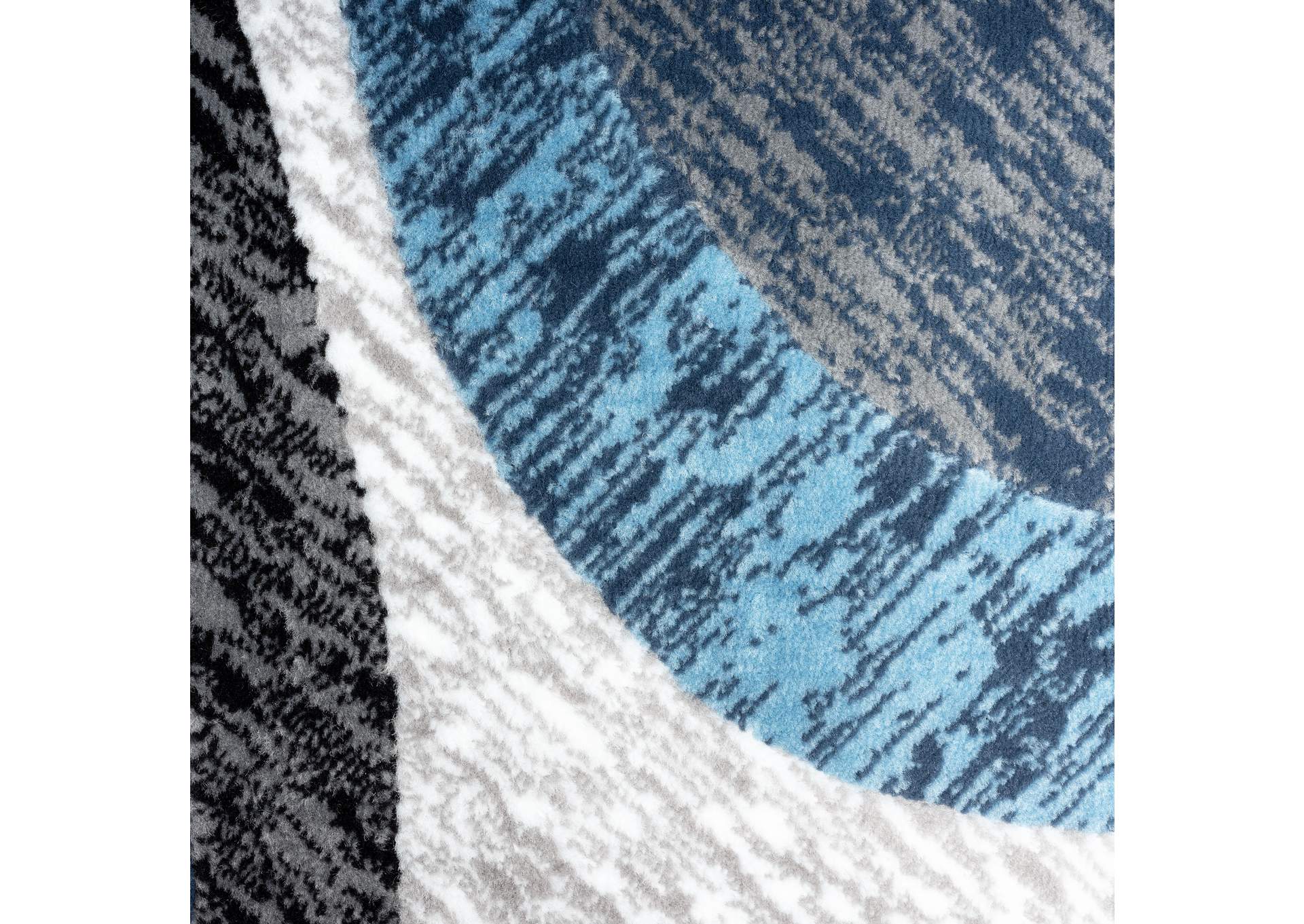 Catalina Huron Area Rug Blue/Gray, 5'3"x7'2",Home Dynamix