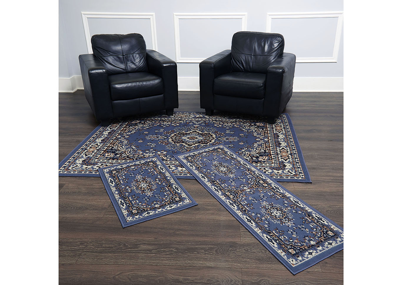 Ariana Ksara Country Blue Area Rug,Home Dynamix