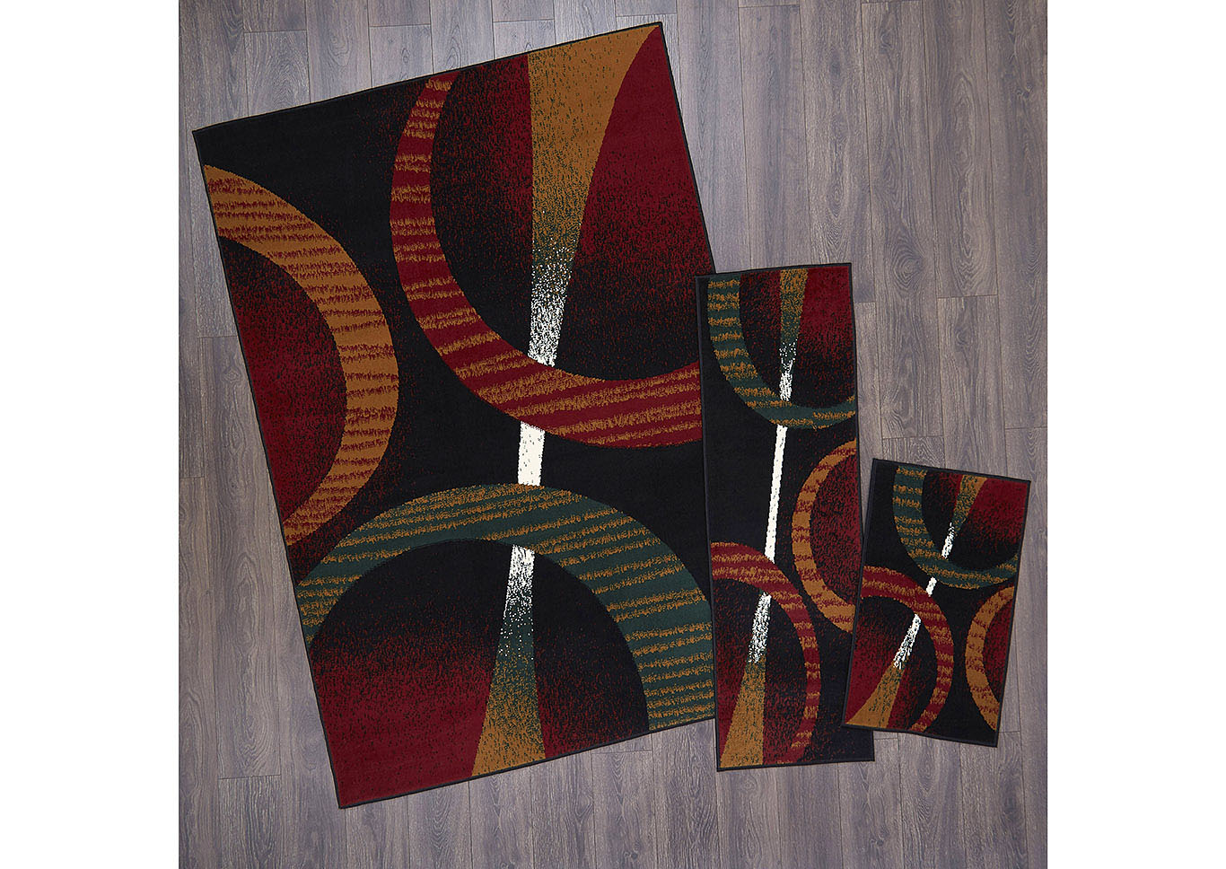Ariana Arcata Black Area Rug,Home Dynamix