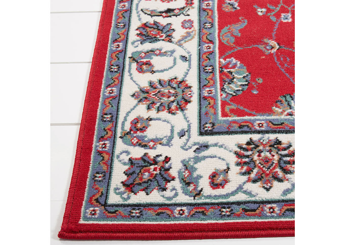 Ariana Badah Red-Ivory Area Rug,Home Dynamix