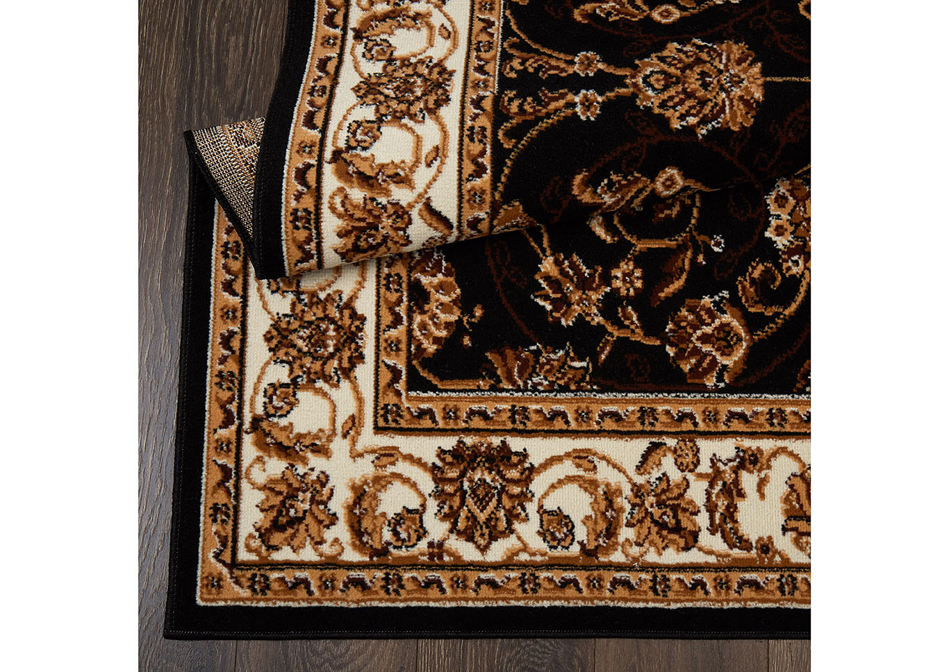 Ariana Badah Ebony-Ivory Area Rug,Home Dynamix