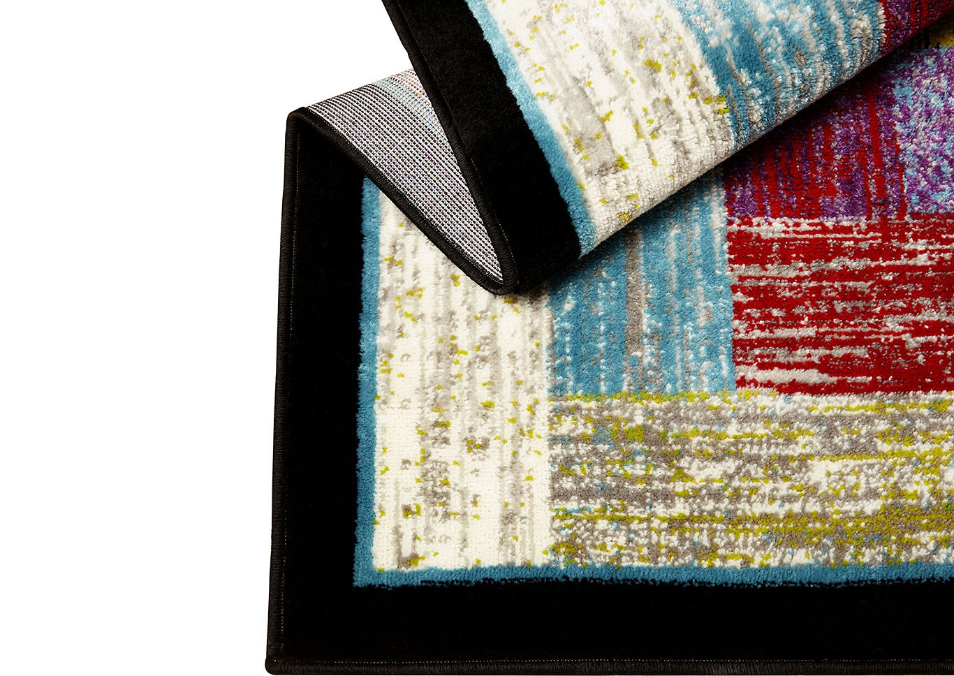 Home Dynamix Boho Quincy Contemporary Area Rug 5'2"x7'2" Geometric Gray/Purple/Blue,Home Dynamix