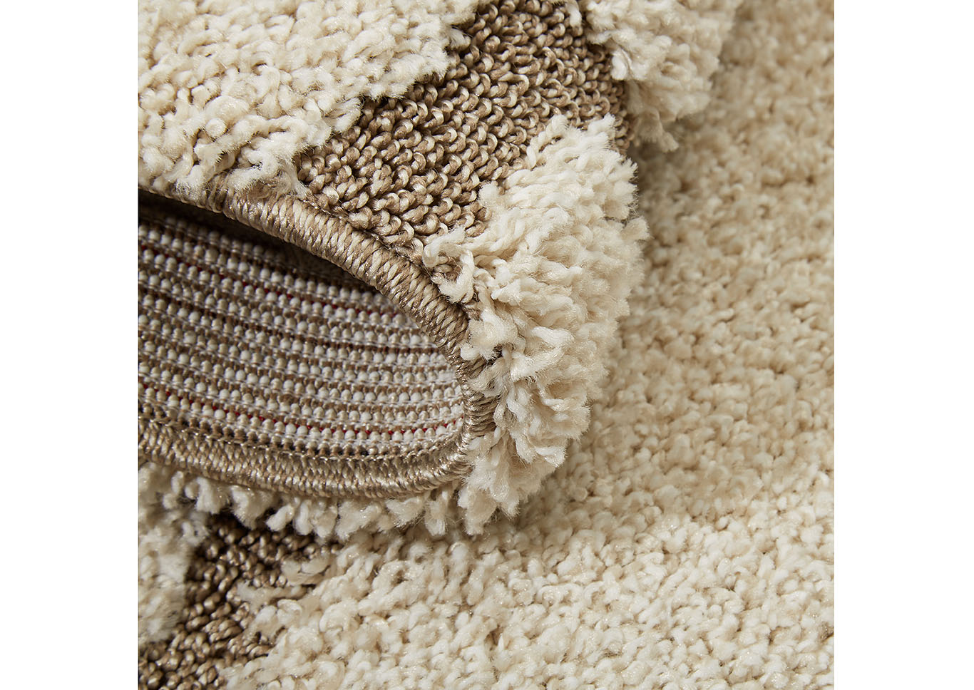 Home Dynamix Canyon Henderson Shag Area Rug 5'2"x7'2" Trellis Cream/Beige,Home Dynamix