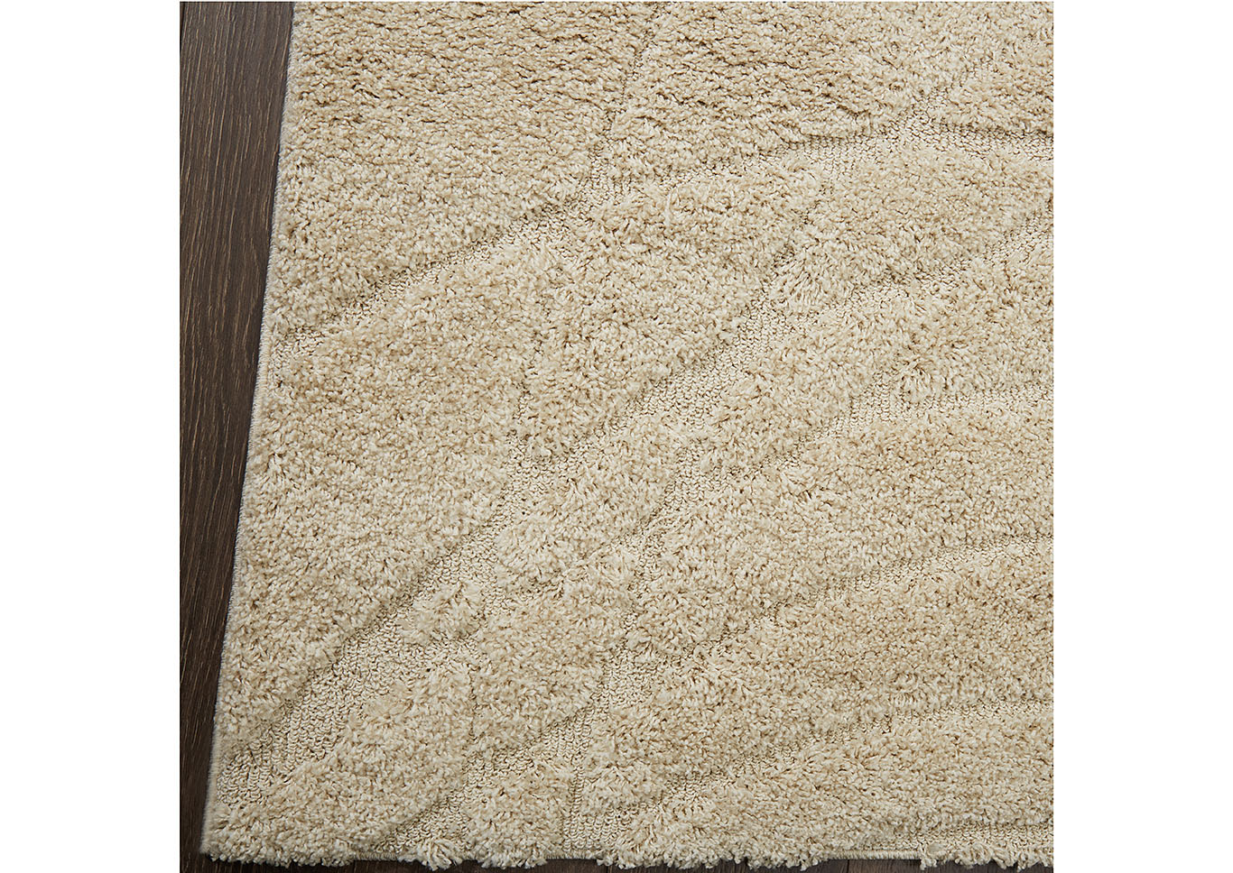 Home Dynamix Canyon Tinley Shag Area Rug 31"x55" Textured Ivory/Beige,Home Dynamix
