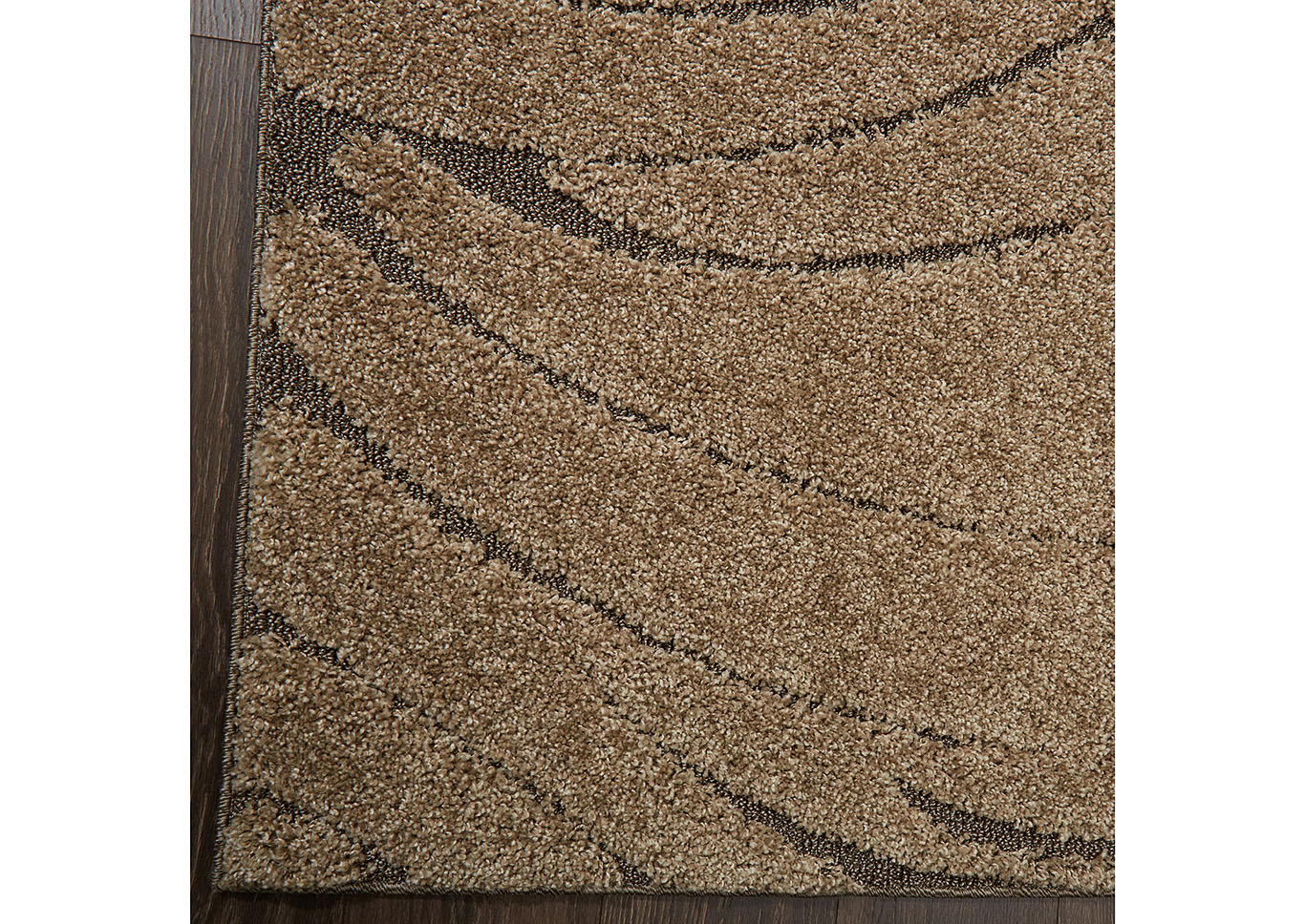 Home Dynamix Canyon Tinley Shag Area Rug 31"x55" Textured Beige/Brown,Home Dynamix