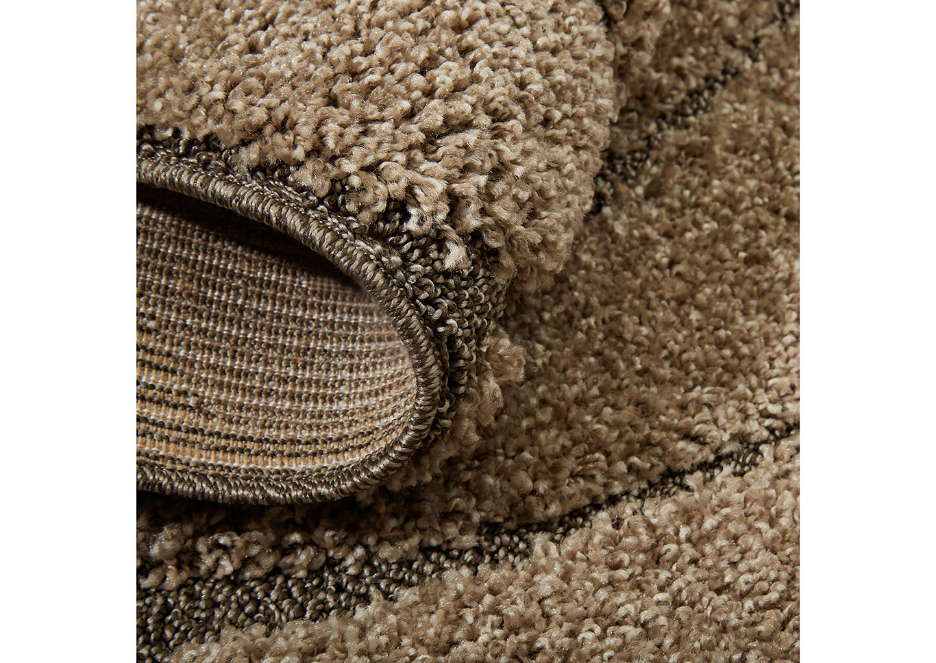 Home Dynamix Canyon Tinley Shag Area Rug 31"x55" Textured Beige/Brown,Home Dynamix