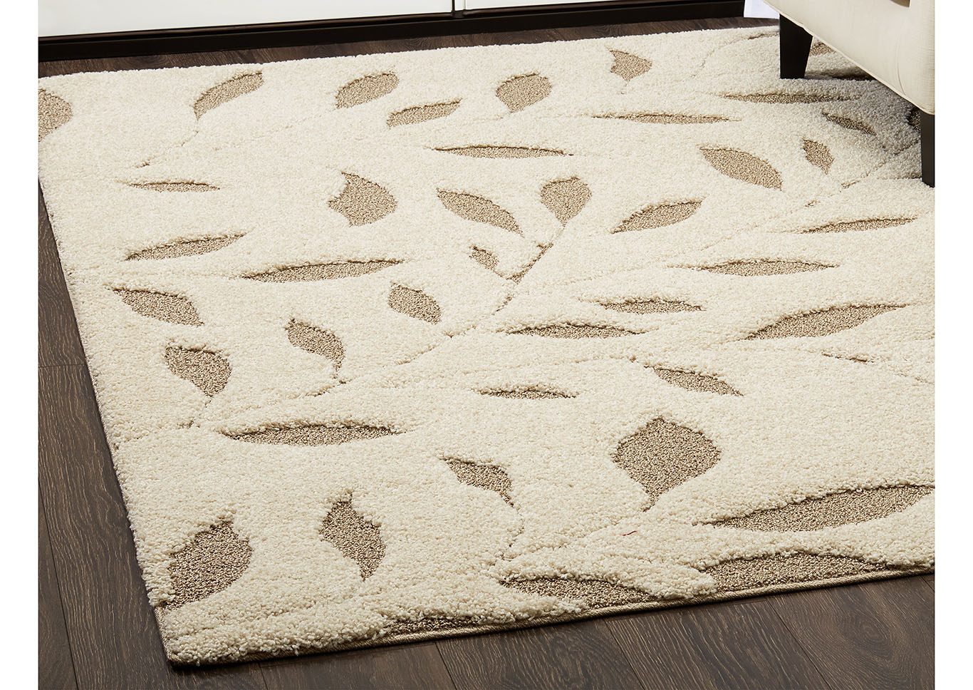 Home Dynamix Canyon Wilmette Shag Area Rug 7'10"x10'2" Textured Ivory/Beige,Home Dynamix