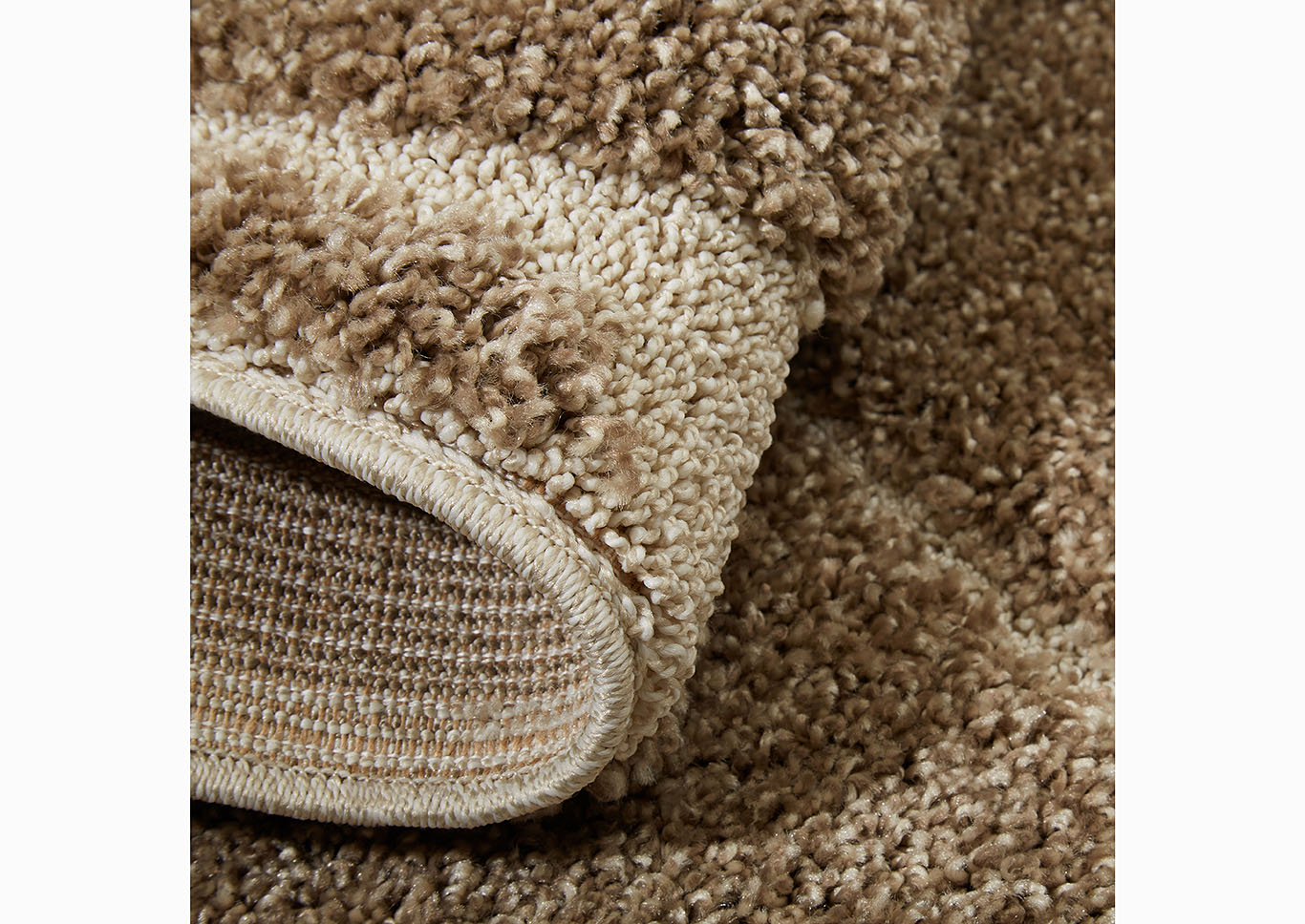 Home Dynamix Canyon Peoria Shag Area Rug 1'9"x7'2" Textured Beige/Ivory,Home Dynamix
