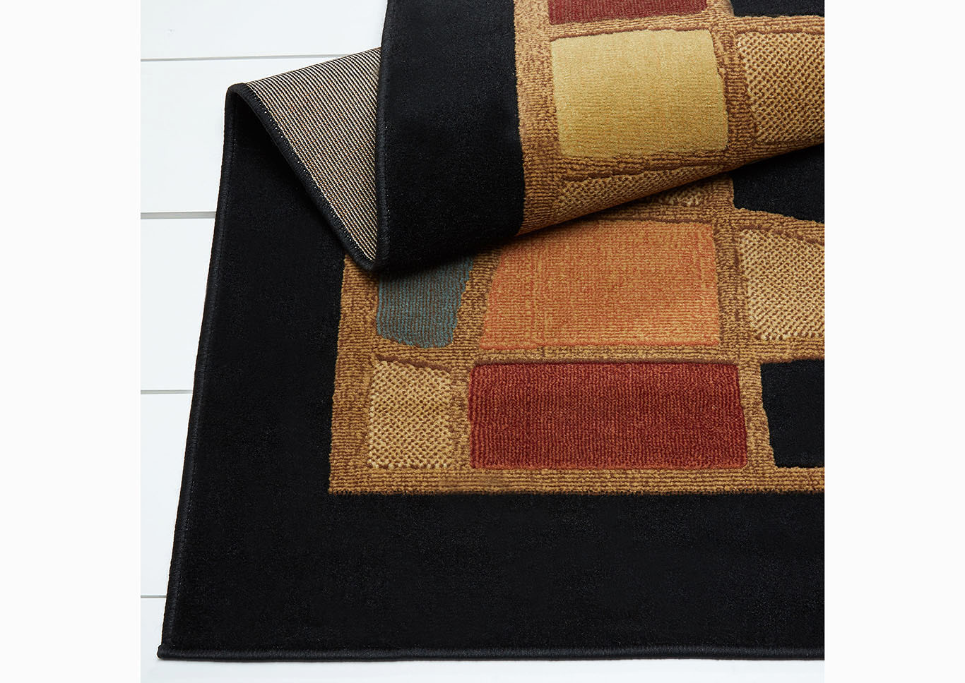 Home Dynamix Catalina Hillsby Contemporary Area Rug 5'3"x7'2" Geometric Black/Brown/Red,Home Dynamix