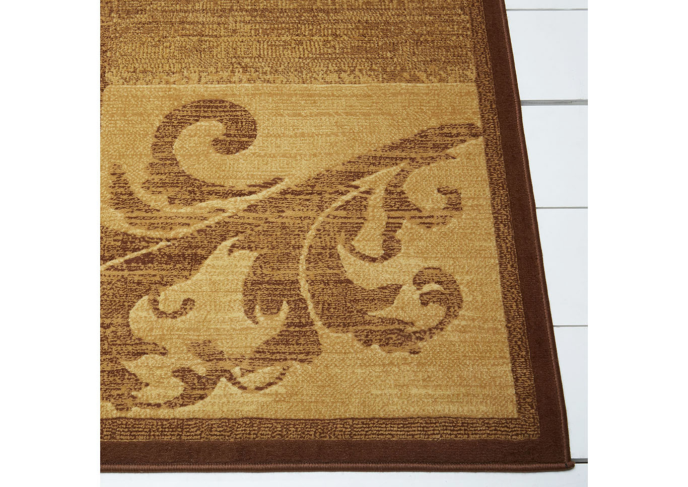 Catalina Pierre Brown-Red Area Rug,Home Dynamix