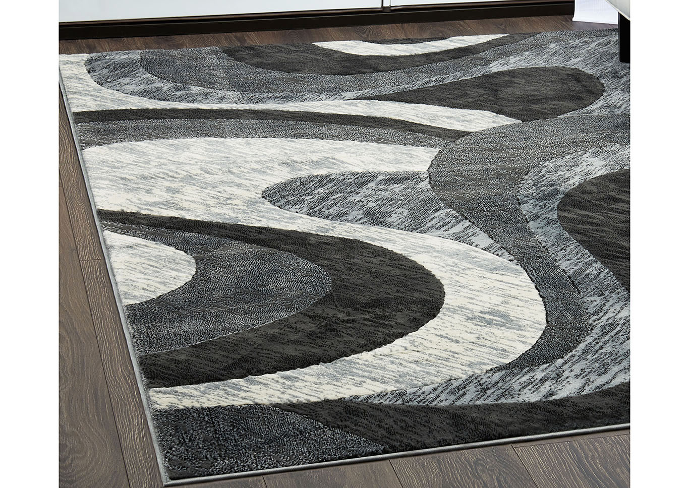 Catalina Huron Gray Area Rug,Home Dynamix