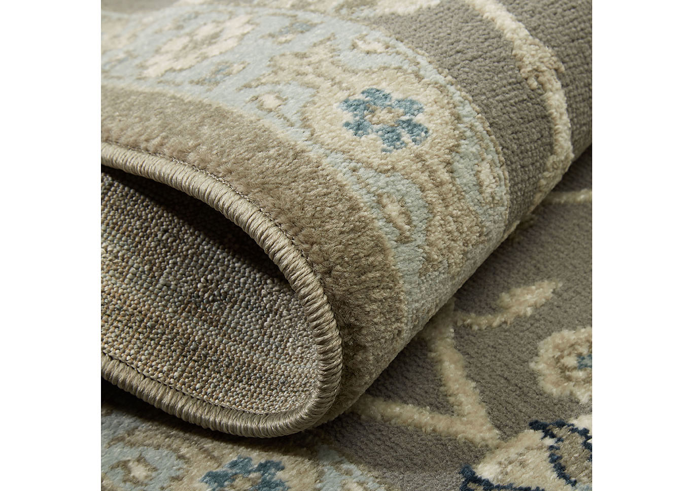 Chandler Aster Gray-Blue Area Rug,Home Dynamix