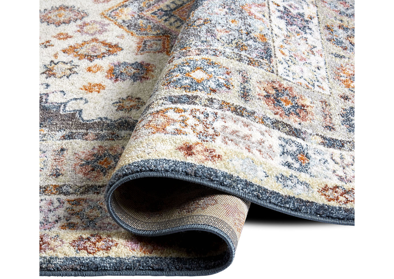 Chloe Mars Dark Blue Area Rug,Home Dynamix