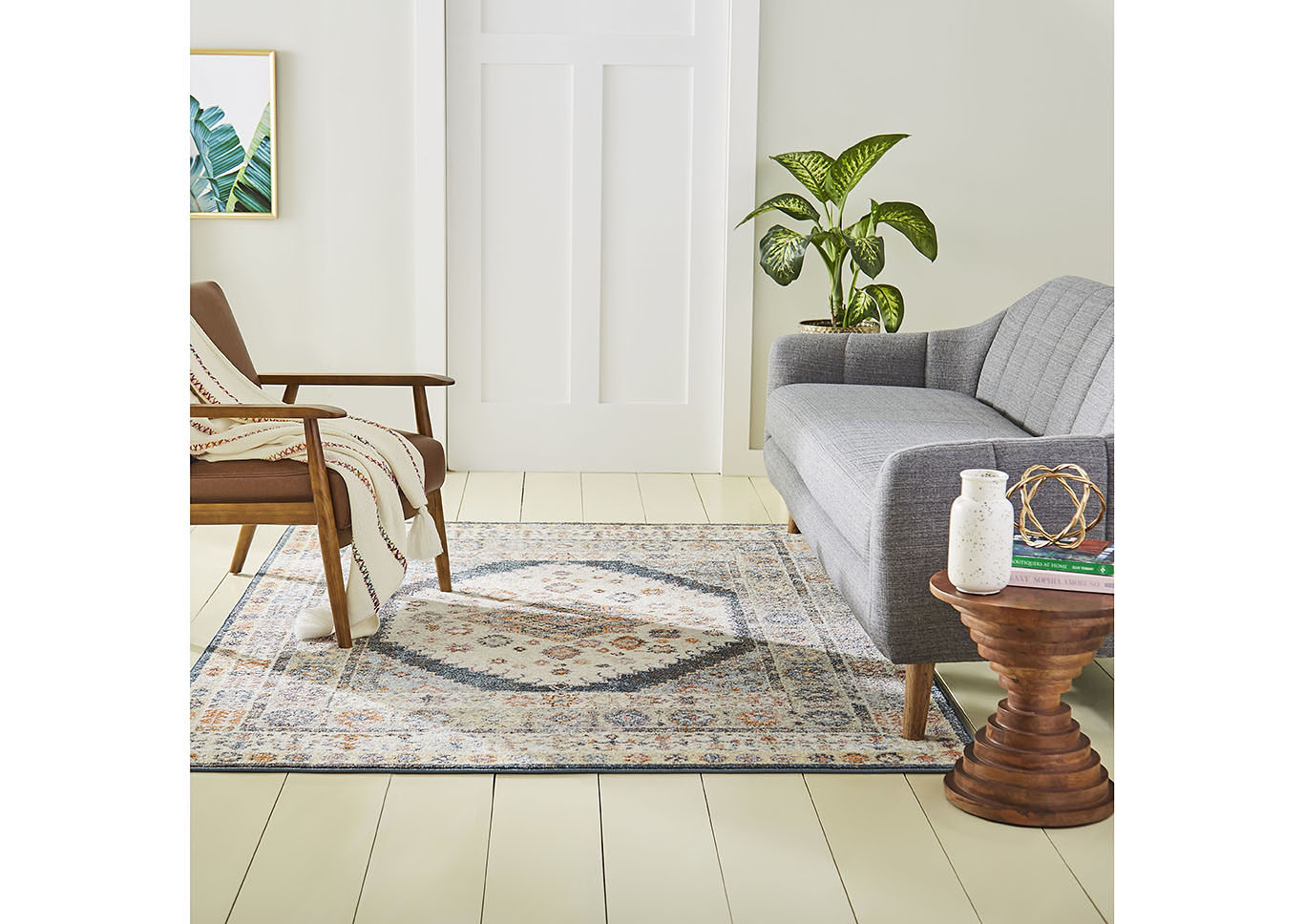 Chloe Mars Dark Blue Area Rug,Home Dynamix