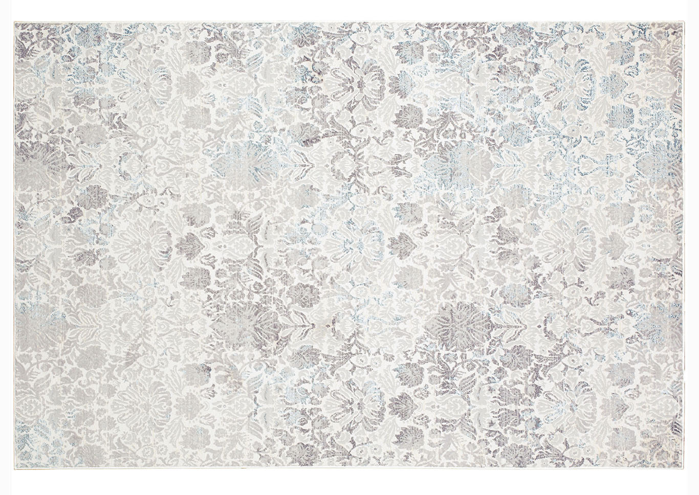 Home Dynamix Christian Siriano Brooksville Hemingway Transitional Area Rug 31"x47" Textured Ivory/Gray/Blue,Home Dynamix