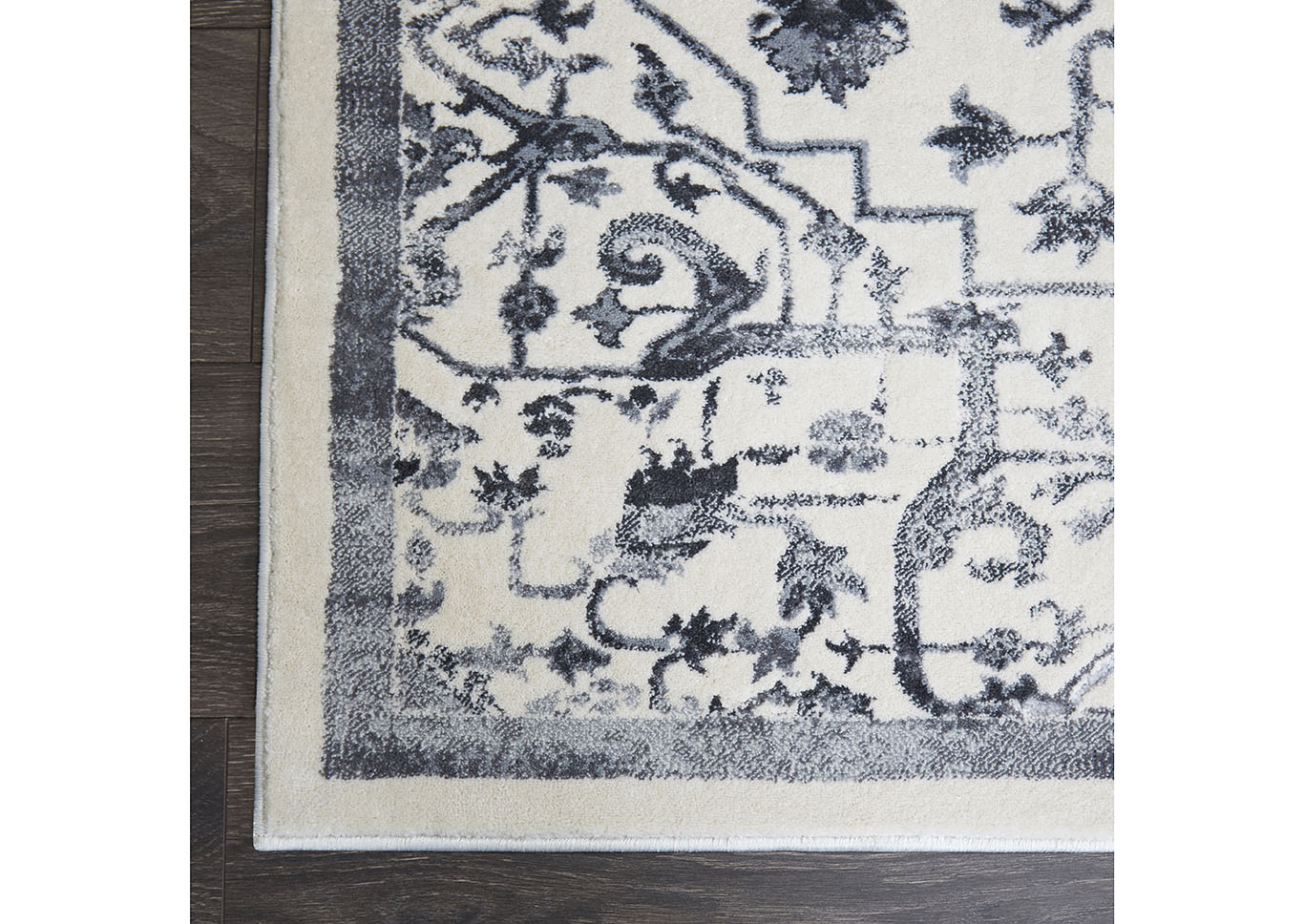 Jersey Denali Ivory-Gray Area Rug,Home Dynamix