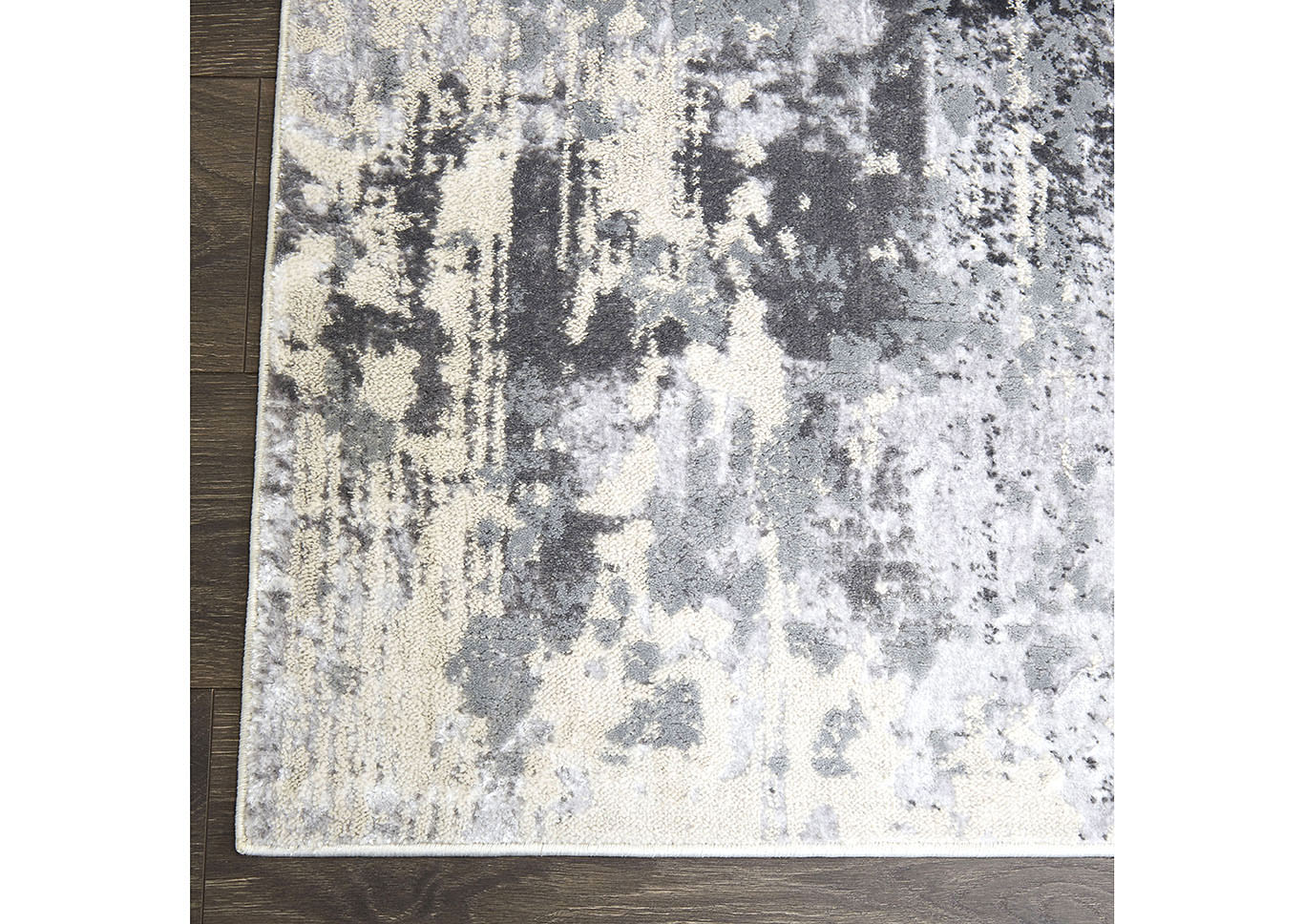 Jersey Rainer Gray Area Rug,Home Dynamix