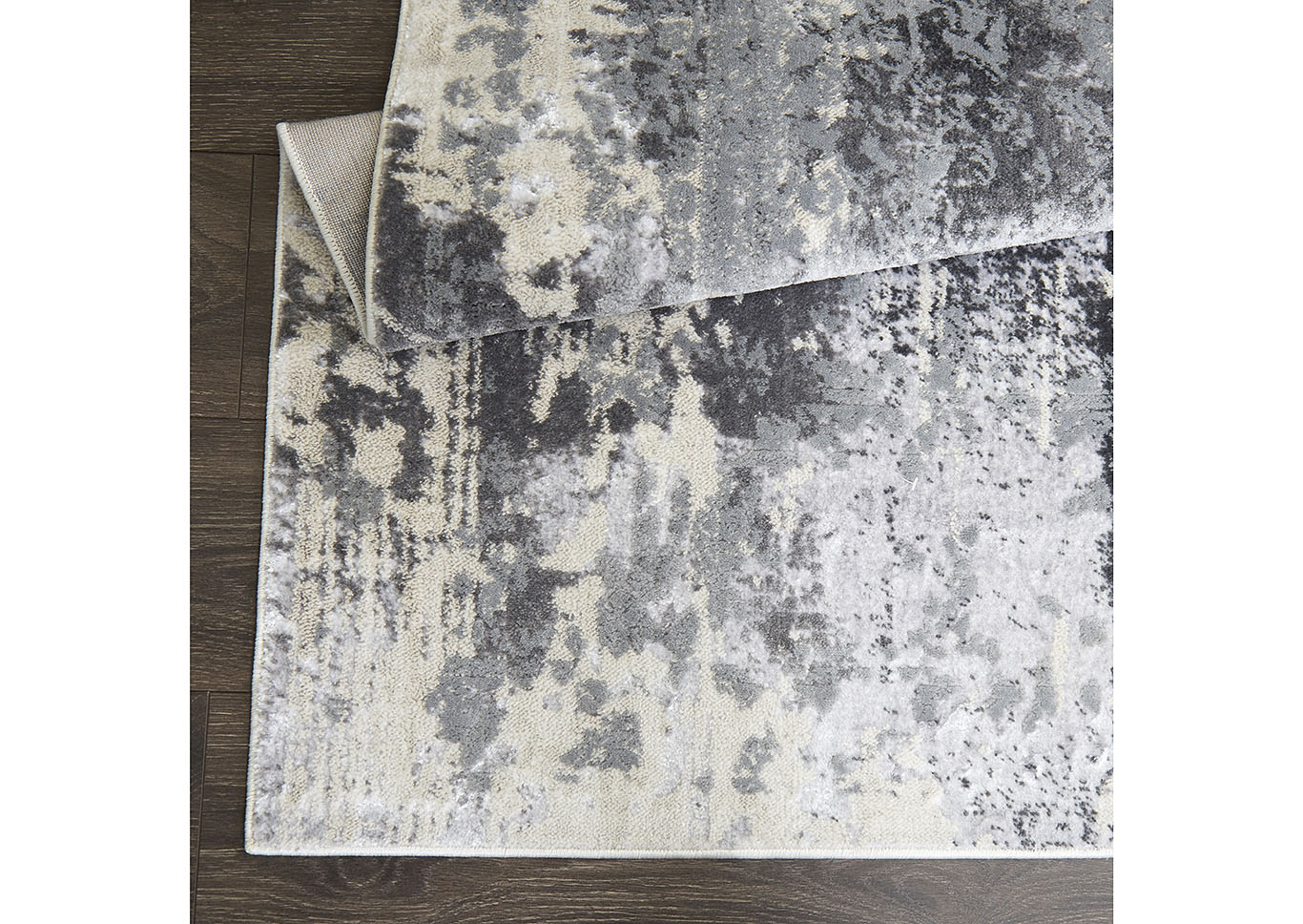 Jersey Rainer Gray Area Rug,Home Dynamix