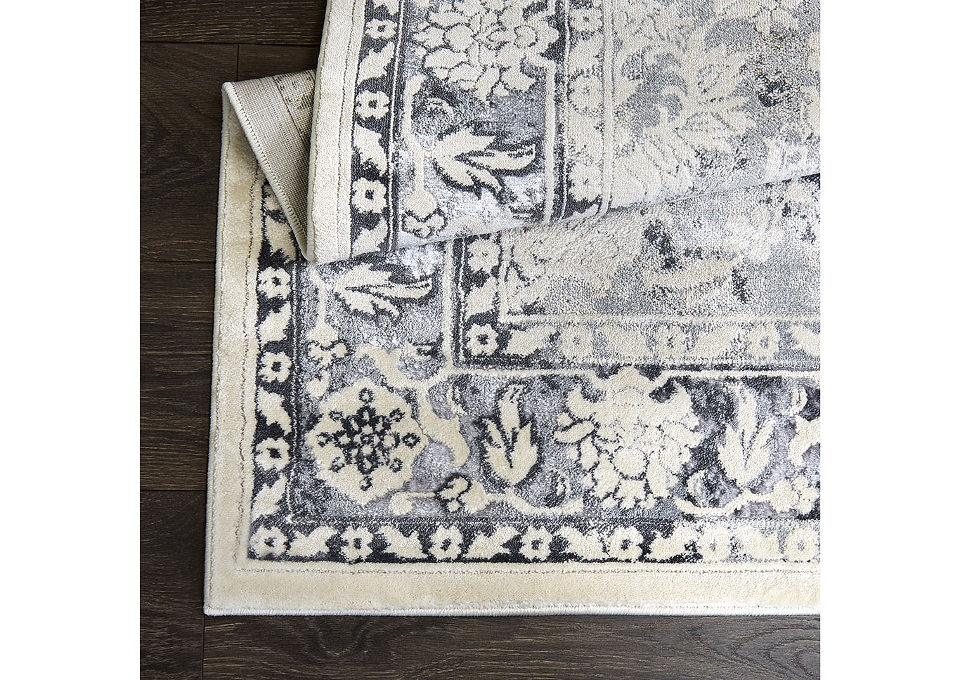 Jersey Olympus Gray-Ivory Area Rug,Home Dynamix