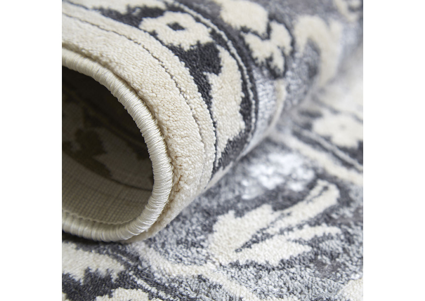 Jersey Olympus Gray-Ivory Area Rug,Home Dynamix