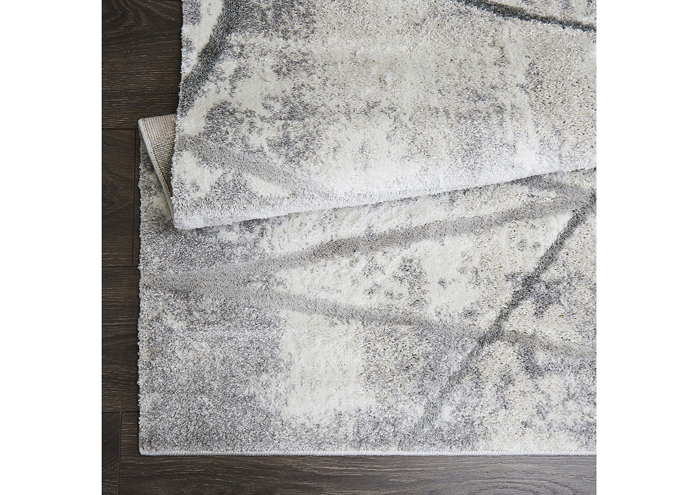 Roma Cascade Gray Area Rug,Home Dynamix