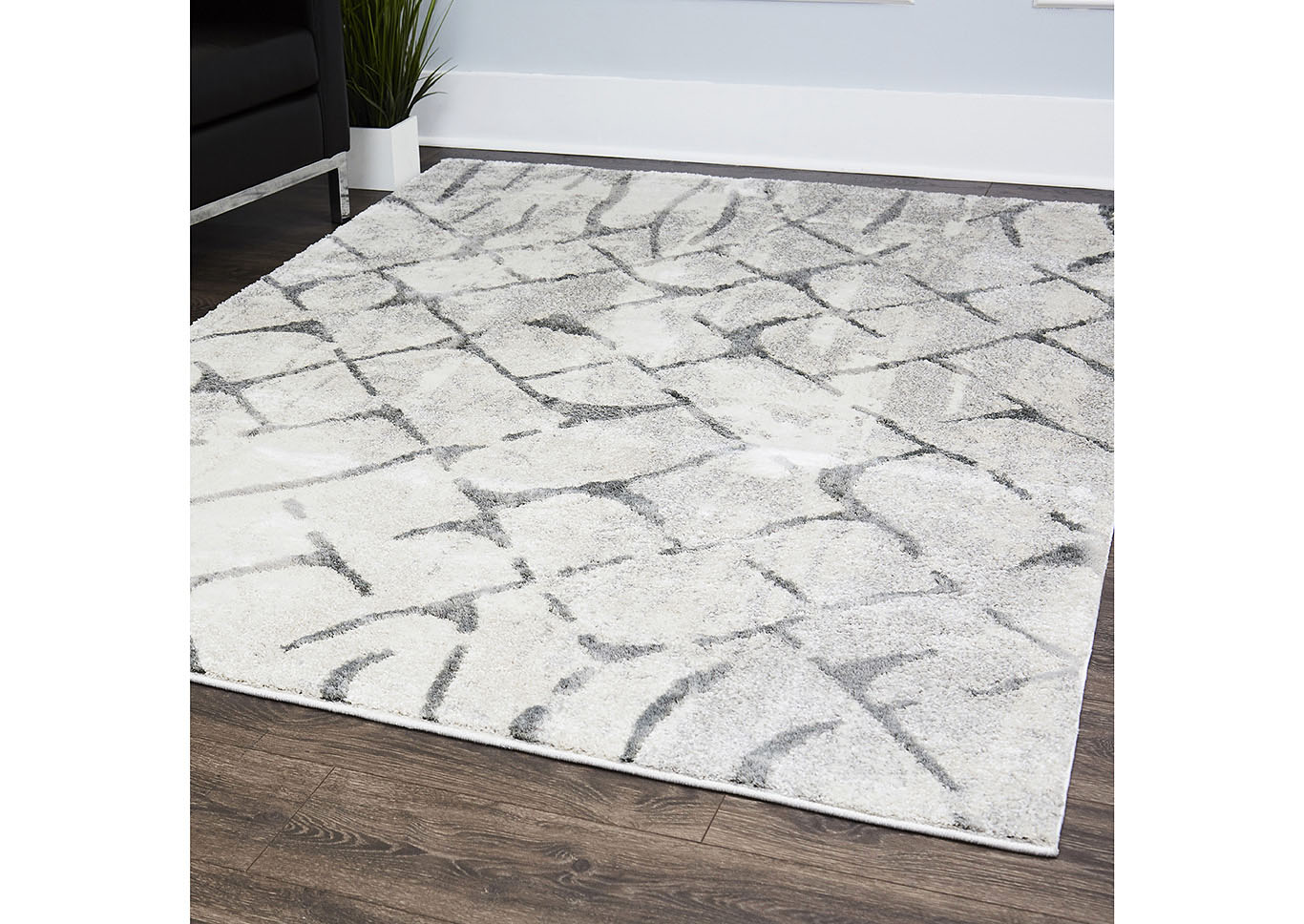 Roma Mauna  Gray Area Rug,Home Dynamix