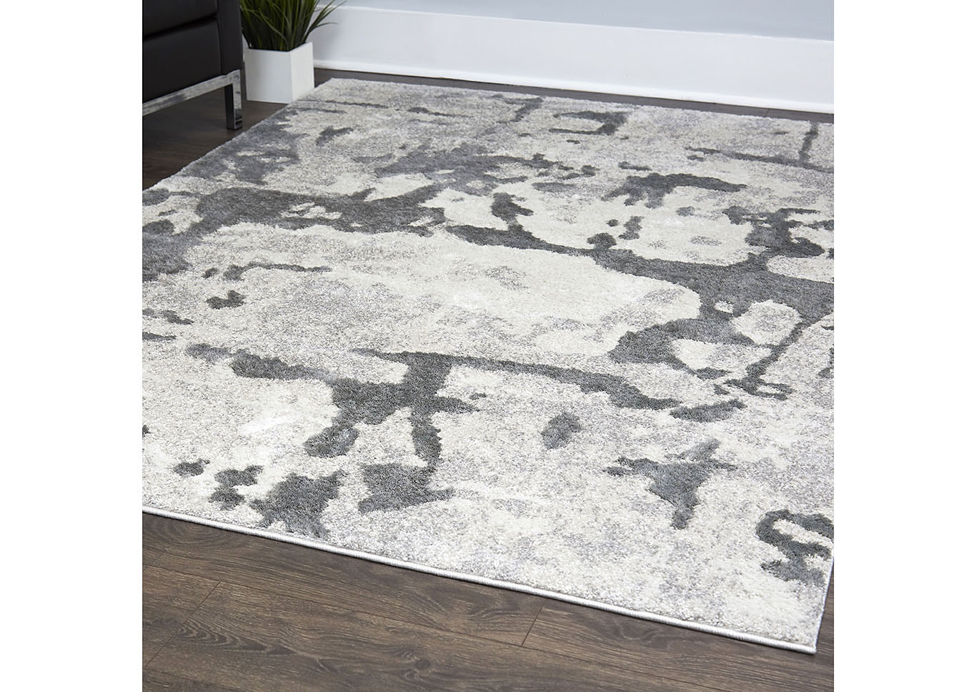Roma Pamir  Gray Area Rug,Home Dynamix