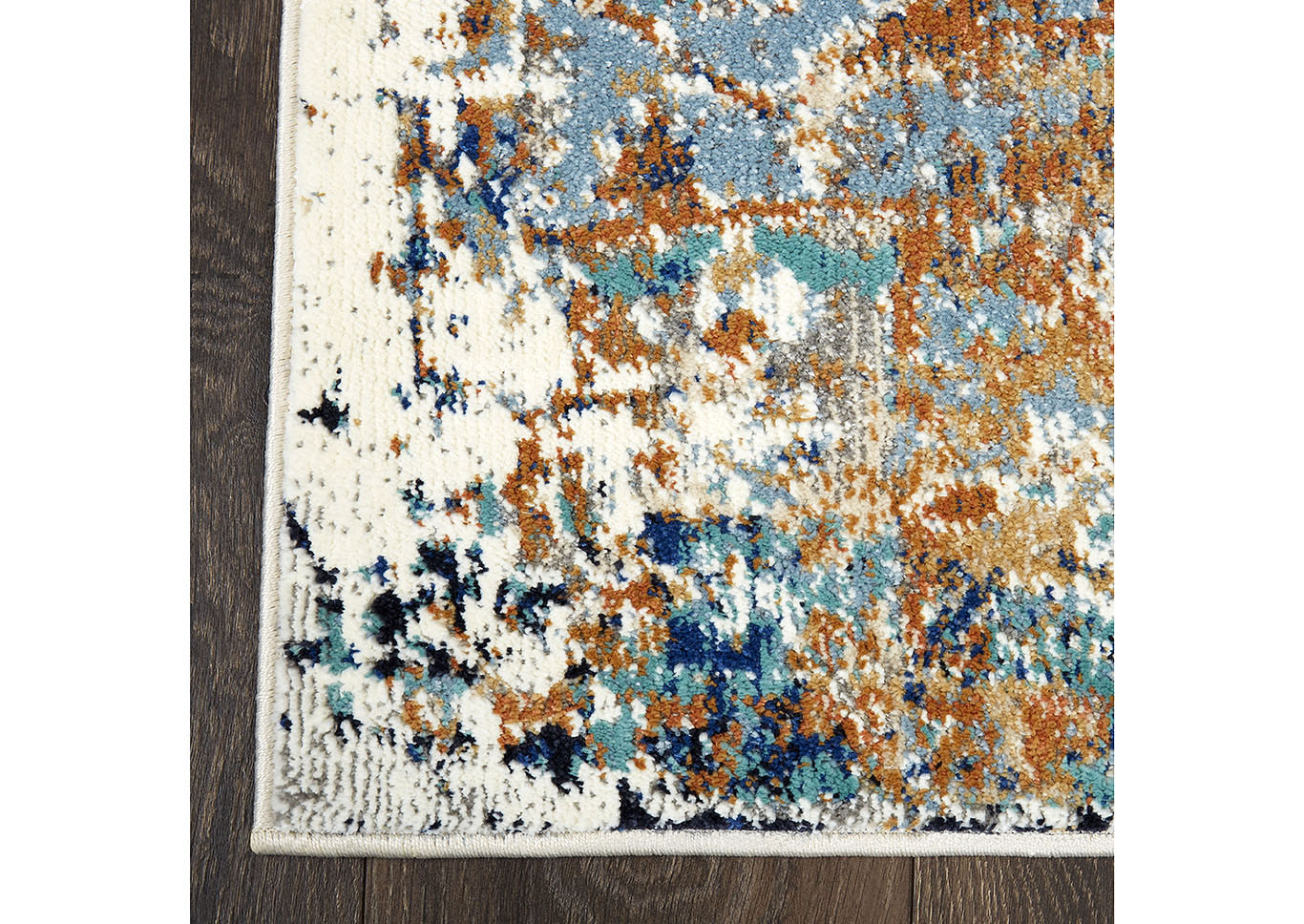 Home Dynamix Shabby Chic Heritage Brandt Bohemian Area Rug 7'10"x10'2" Medallion Blue/Gray,Home Dynamix