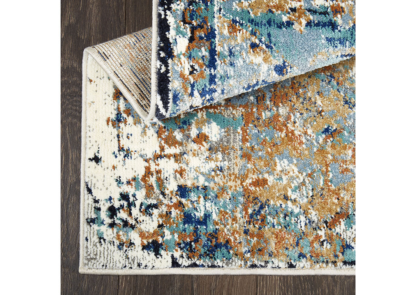 Home Dynamix Shabby Chic Heritage Brandt Bohemian Area Rug 7'10"x10'2" Medallion Blue/Gray,Home Dynamix