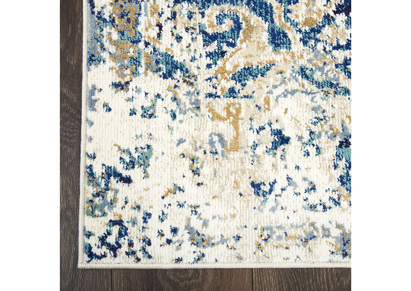 Home Dynamix Shabby Chic Heritage Brandt Bohemian Area Rug 7'10"x10'2" Medallion Gray/Blue,Home Dynamix