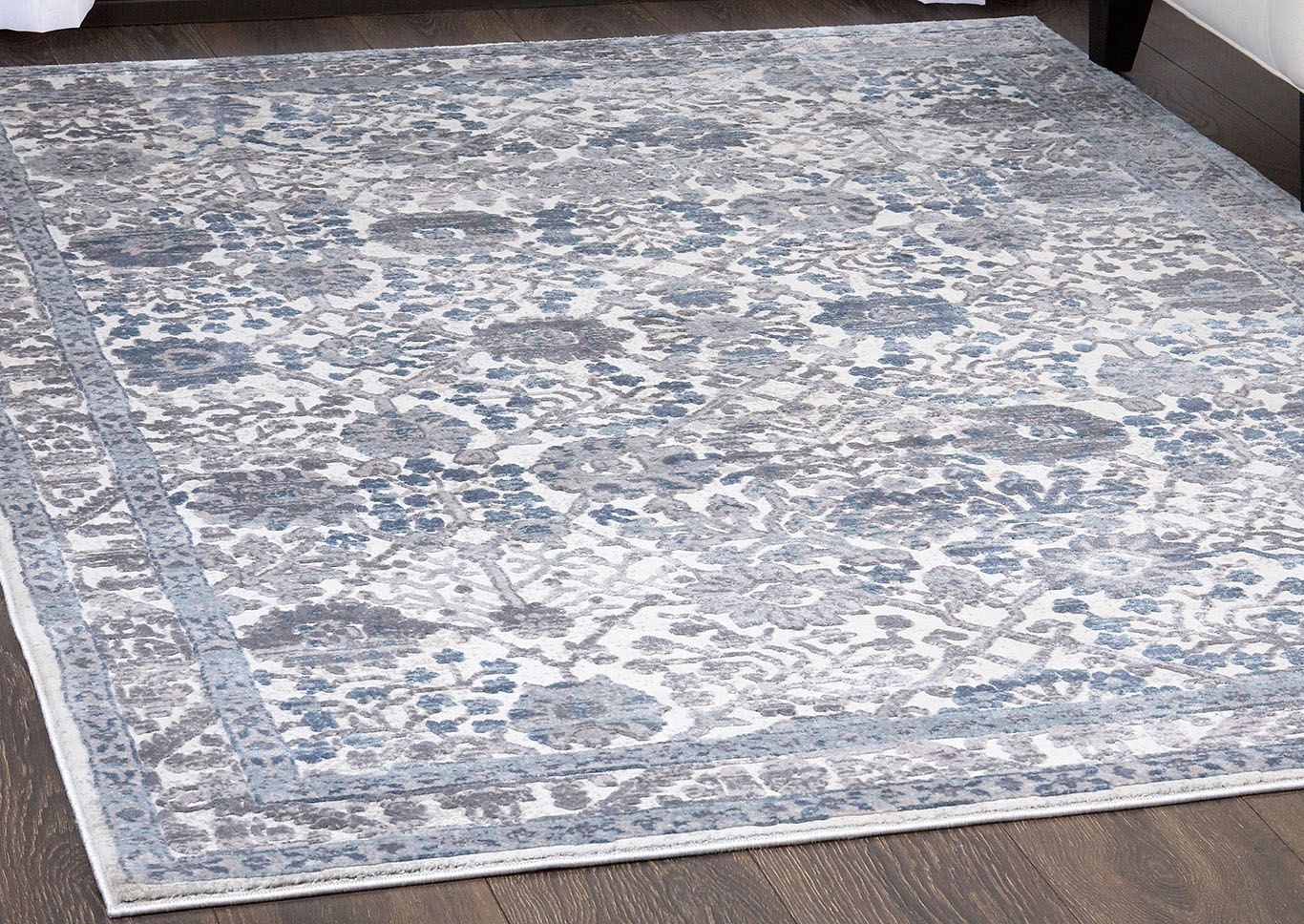 Kenmare Celeste Gray-Blue Area Rug,Home Dynamix