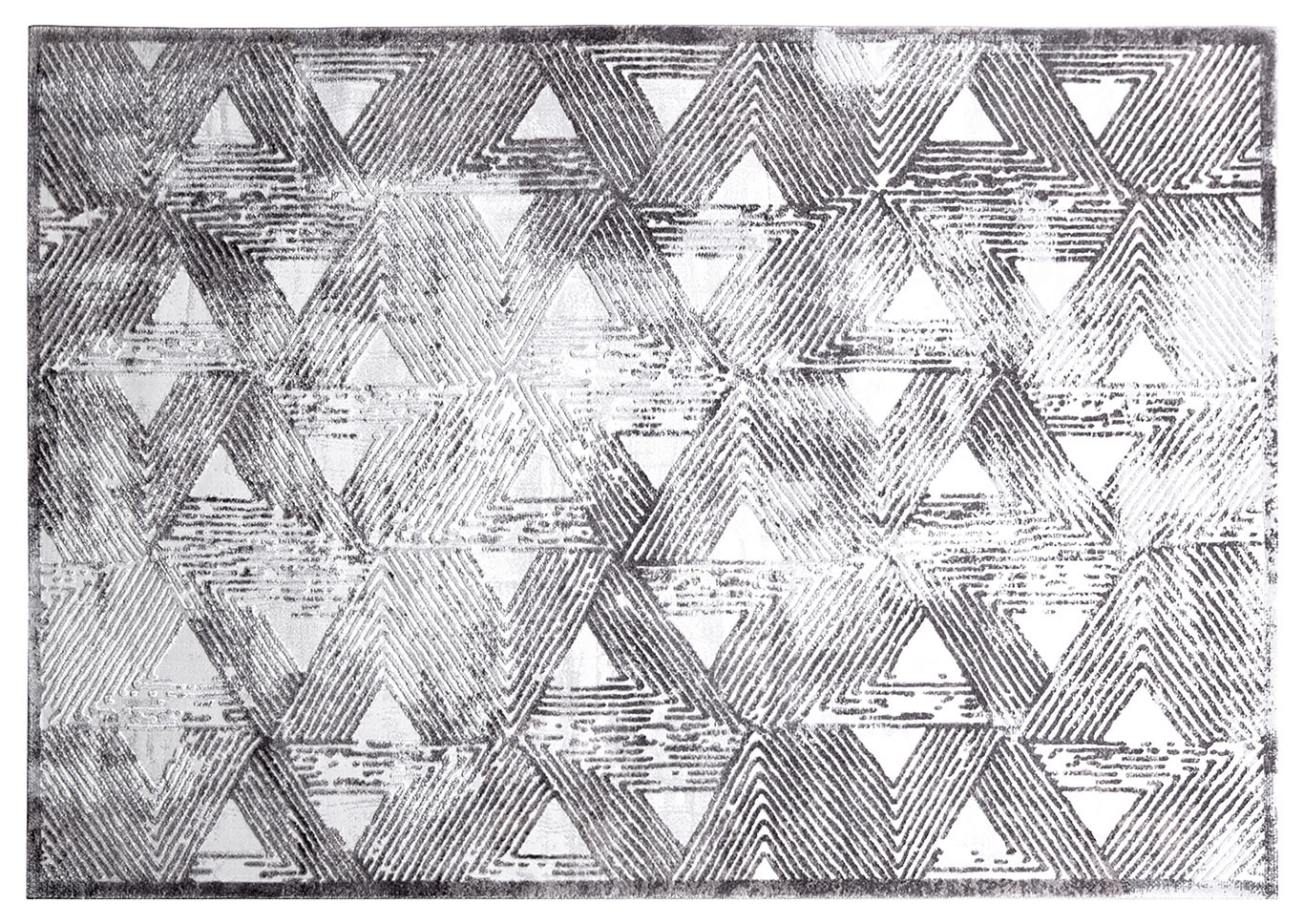 Home Dynamix Nicole Miller Kenmare Carolina Contemporary Area Rug 31.5"x47" Geometric Gray/Cream,Home Dynamix