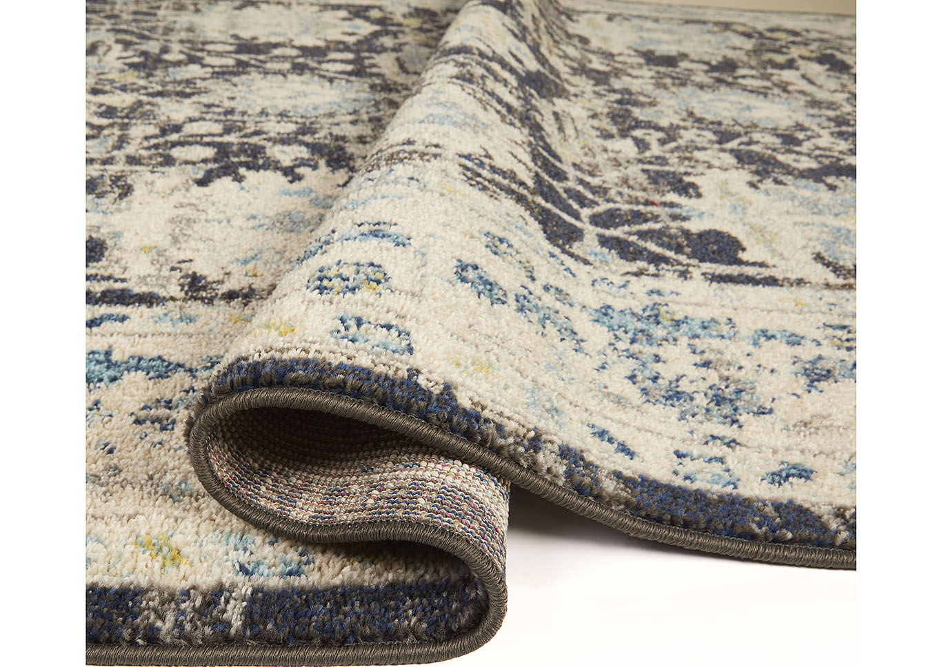 Bella Amelia Navy-Ivory Area Rug,Home Dynamix