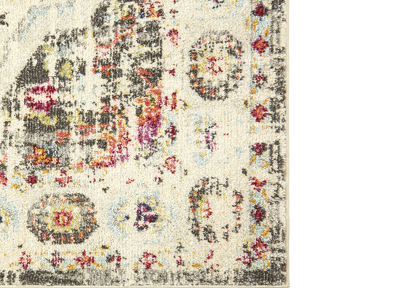 Bella Safaa Gray-Ivory Area Rug,Home Dynamix