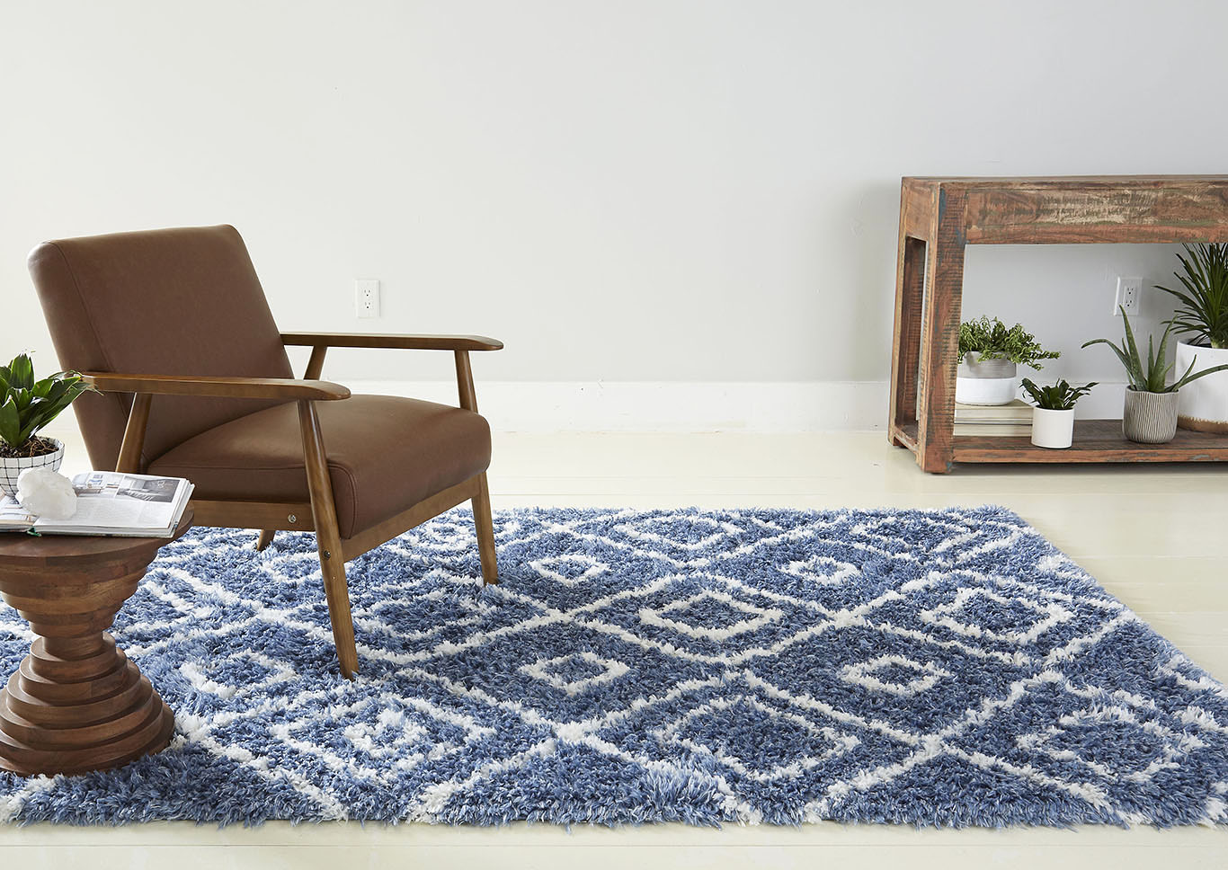 Cambridge Brooks Blue-Ivory Area Rug,Home Dynamix