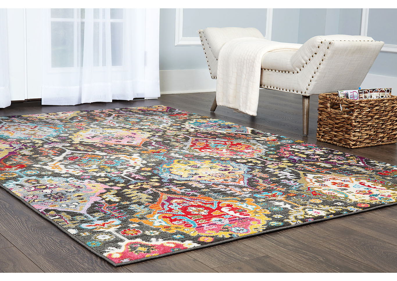 Home Dynamix Trina Trina Turk Melody Chanel Bohemian Area Rug 5'2