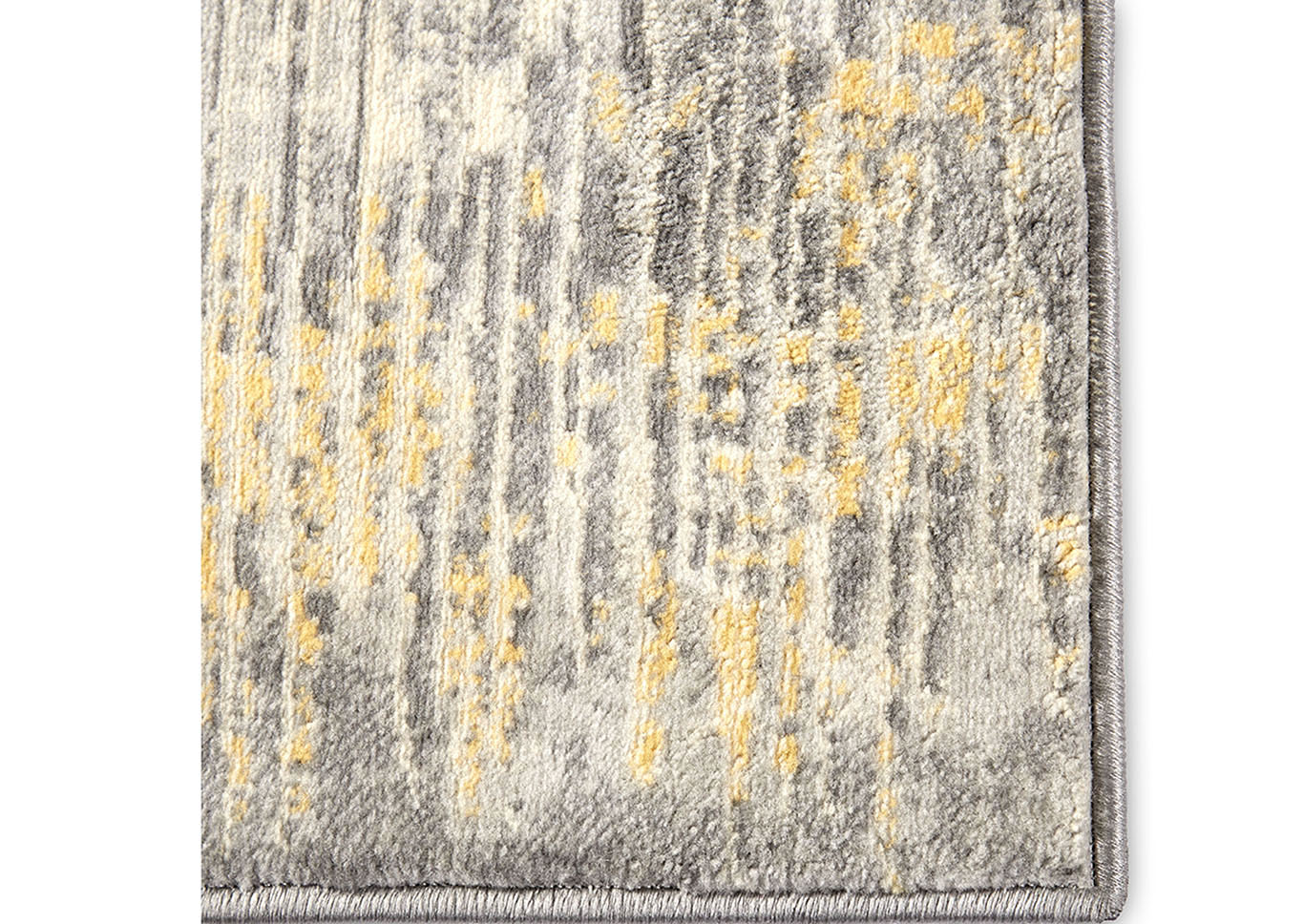 Melrose Lorenzo Gray-Mustard Area Rug,Home Dynamix