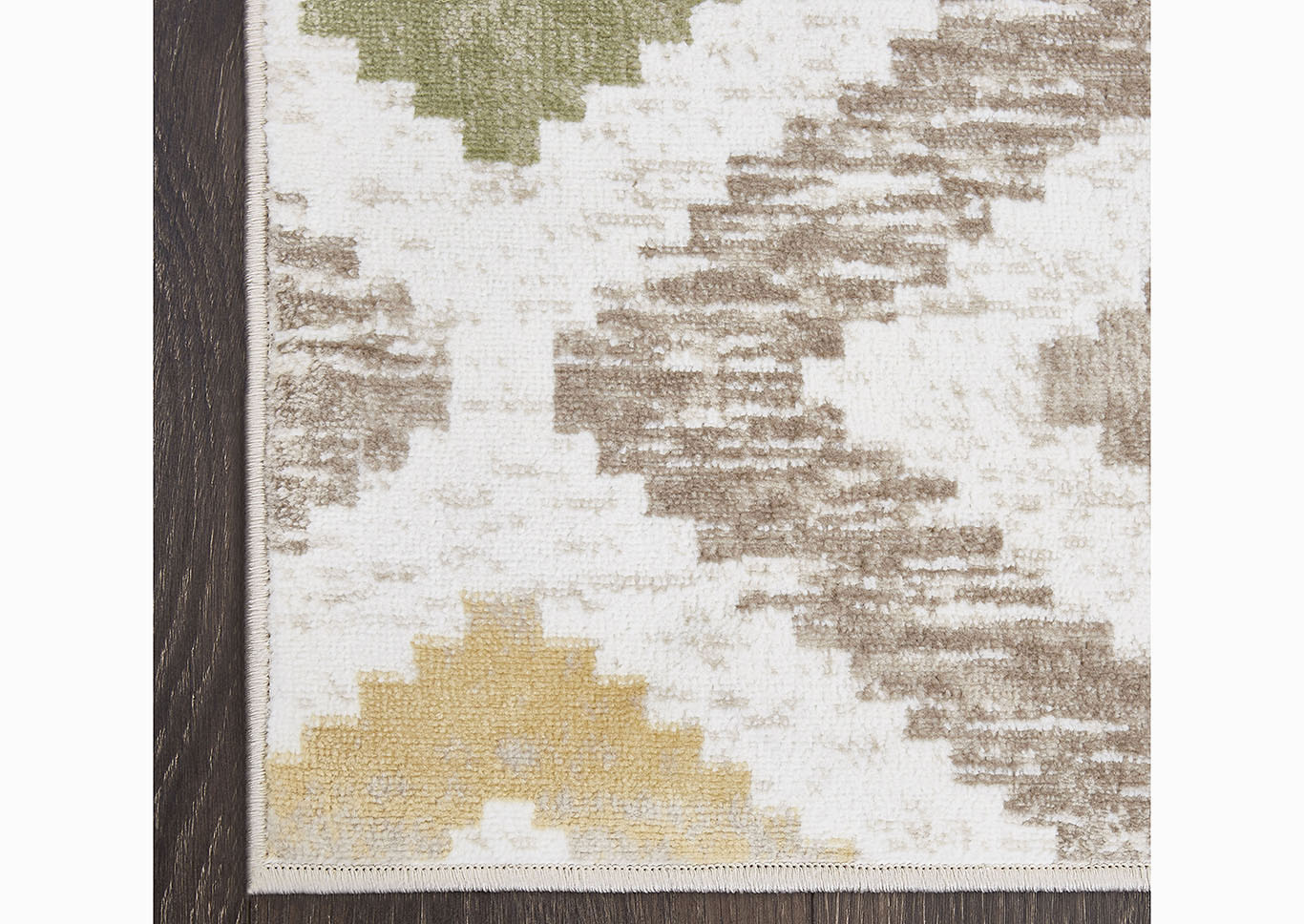 Home Dynamix Melrose Maritza Bohemian Area Rug 6'6"x9'6" Geometric Ivory/Orange,Home Dynamix