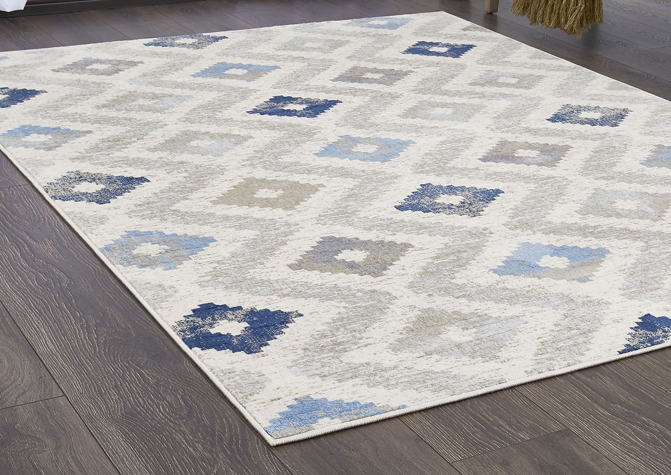 Melrose Maritza Ivory Blue Area Rug,Home Dynamix