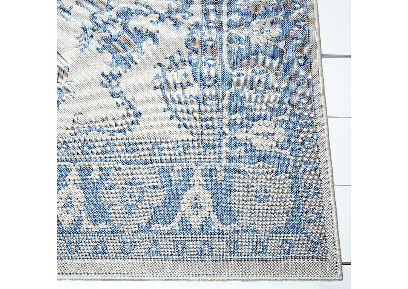 Patio Country Ayana Gray-Blue Area Rug,Home Dynamix