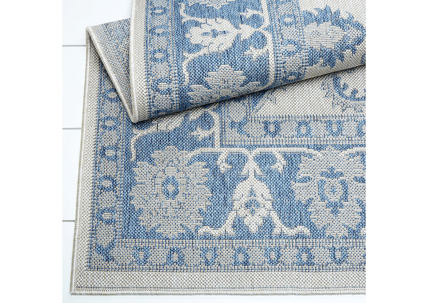Patio Country Ayana Gray-Blue Area Rug,Home Dynamix